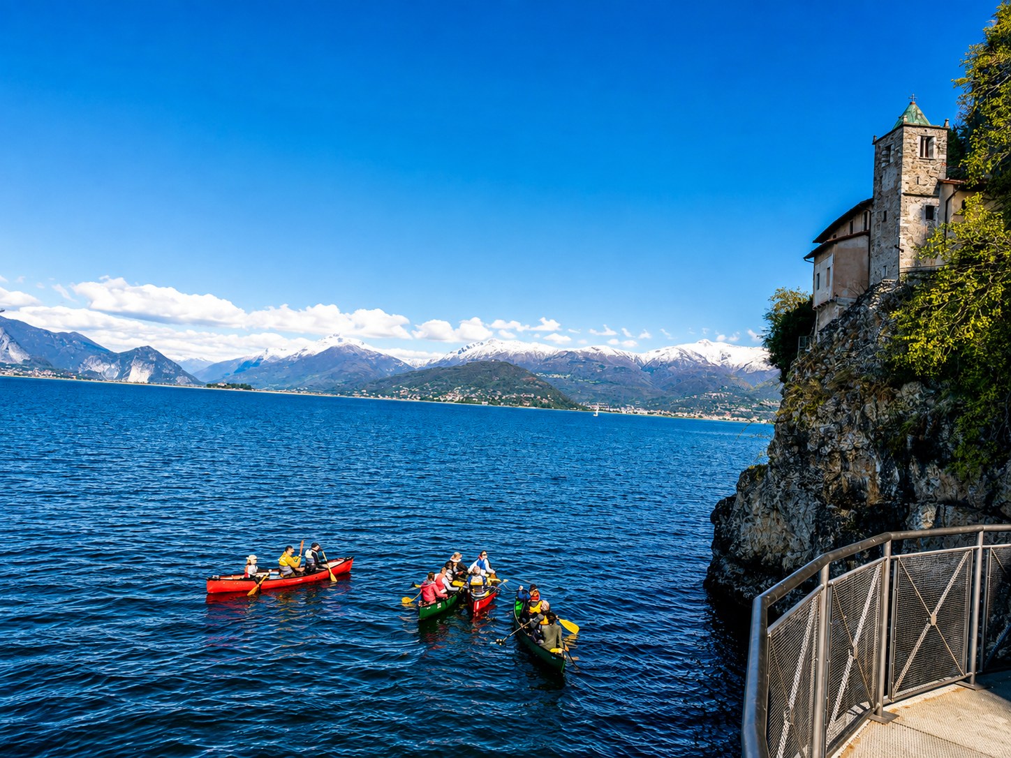Canoe Tour Santa Caterina del Sasso | Lake Maggiore