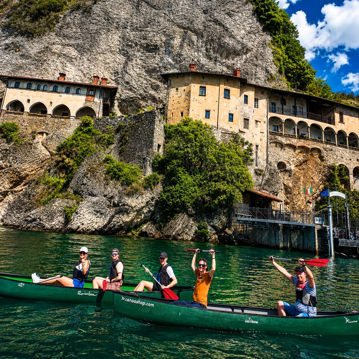 Canoe Tour Santa Caterina del Sasso | Lake Maggiore